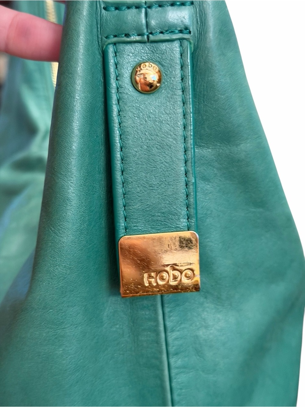 Vintage HOBO Flash SALE Slouchy Leather Shoulder Bag -RARE - Picture 10 of 16
